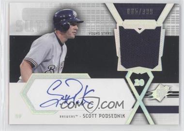 2004 SPx - Swatch Supremacy Signatures Young Stars #SS-SP - Scott Podsednik /999