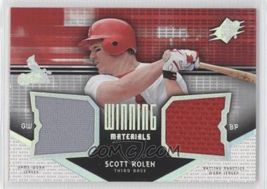 2004 SPx - Winning Materials #WM-SR - Scott Rolen