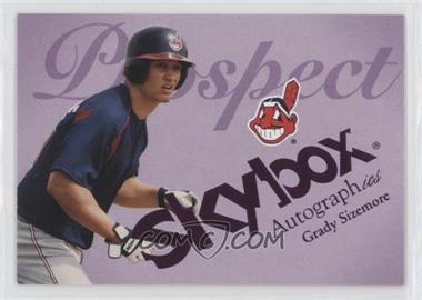 2004 Skybox Autographics - [Base] - Royal Insignia Missing Serial Number #97 - Grady Sizemore