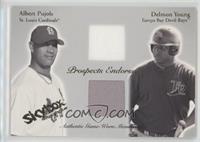 Albert Pujols, Delmon Young #/500