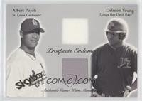 Albert Pujols, Delmon Young #/500