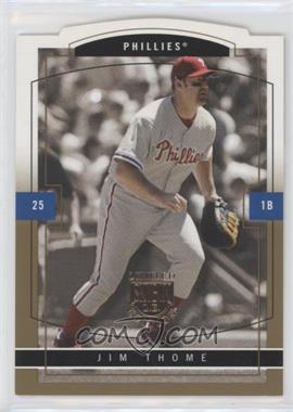2004 Skybox Limited Edition - [Base] - Gold Proof #25 - Jim Thome /150