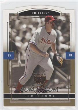 2004 Skybox Limited Edition - [Base] - Gold Proof #25 - Jim Thome /150