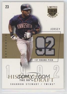 2004 Skybox Limited Edition - History Of The Draft The 90's - Gold Jerseys #HD-SS - Shannon Stewart /10