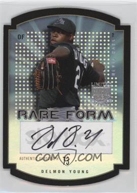 2004 Skybox Limited Edition - Rare Form - Black Autographs #RFA-DY - Delmon Young /299