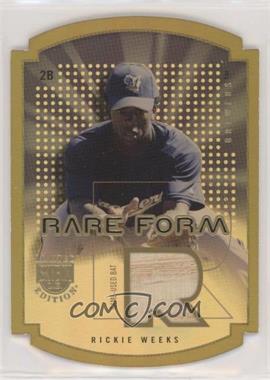 2004 Skybox Limited Edition - Rare Form - Gold Materials #RF-RW - Rickie Weeks /10