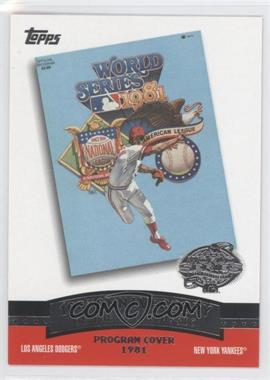 2004 Topps - 100th Anniversary of the Fall Classic Covers #FC1981 - Los Angeles Dodgers vs. New York Yankees