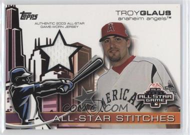 2004 Topps - All-Star Stitches Relics #ASR-TG - Troy Glaus