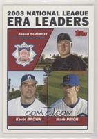League Leaders - Jason Schmidt, Kevin Brown, Mark Prior