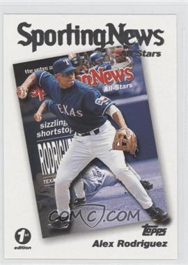 2004 Topps - [Base] - 1st Edition #358 - Sporting News All-Stars - Alex Rodriguez