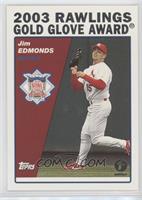 Rawlings Gold Glove Award - Jim Edmonds