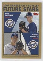 Future Stars - Zack Greinke, Jimmy Gobble #/2,004