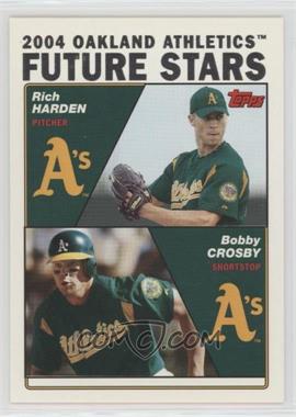 2004 Topps - [Base] #329 - Future Stars - Rich Harden, Bobby Crosby