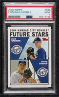 Future Stars - Zack Greinke, Jimmy Gobble [PSA 9 MINT]