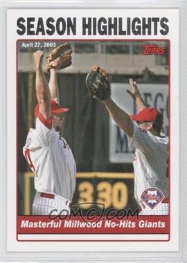 2004 Topps - [Base] #333 - Season Highlights - Kevin Millwood