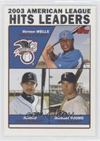 League Leaders - Vernon Wells, Ichiro Suzuki, Michael Young