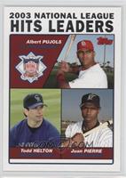 League Leaders - Albert Pujols, Todd Helton, Juan Pierre [Good to VG&…