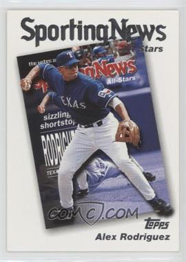 2004 Topps - [Base] #358 - Sporting News All-Stars - Alex Rodriguez