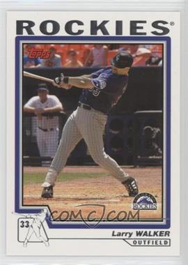 2004 Topps - [Base] #512 - Larry Walker