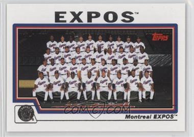 2004 Topps - [Base] #655 - Montreal Expos Team