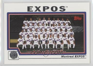 2004 Topps - [Base] #655 - Montreal Expos Team