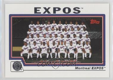 2004 Topps - [Base] #655 - Montreal Expos Team