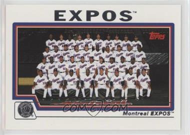 2004 Topps - [Base] #655 - Montreal Expos Team