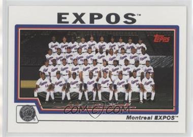 2004 Topps - [Base] #655 - Montreal Expos Team