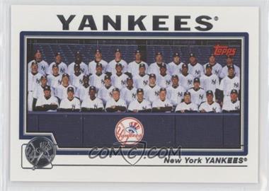 2004 Topps - [Base] #657 - New York Yankees Team