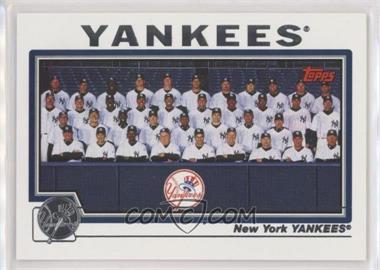 2004 Topps - [Base] #657 - New York Yankees Team