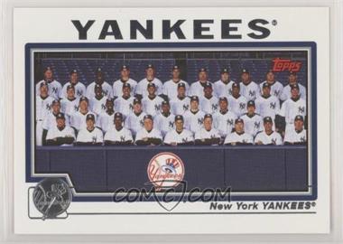 2004 Topps - [Base] #657 - New York Yankees Team