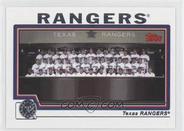 2004 Topps - [Base] #666 - Texas Rangers Team