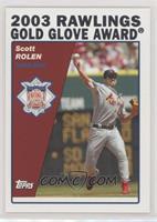 Rawlings Gold Glove Award - Scott Rolen