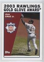 Rawlings Gold Glove Award - Jose Cruz Jr.