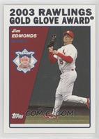 Rawlings Gold Glove Award - Jim Edmonds [EX to NM]
