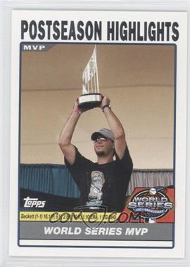 2004 Topps - [Base] #733 - Postseason Highlights - Josh Beckett