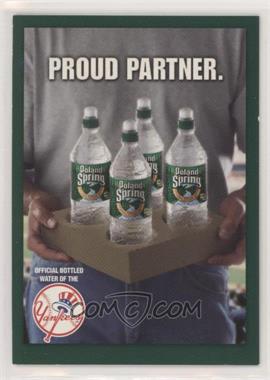 2004 Topps - Poland Spring New York Yankees #NYYA - New York Yankees Team