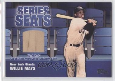 2004 Topps - Series Seats Relics #SSSR-WM - Willie Mays