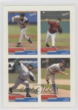 2004 Topps Bazooka - 4 on 1 Stickers #15 - Jason Schmidt, Roy Oswalt, Mark Prior, Joel Pineiro