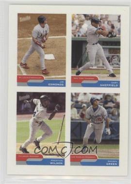 2004 Topps Bazooka - 4 on 1 Stickers #23 - Jim Edmonds, Gary Sheffield, Preston Wilson, Shawn Green