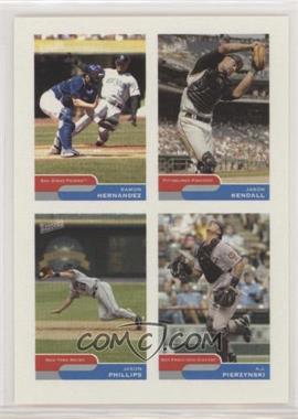 2004 Topps Bazooka - 4 on 1 Stickers #25 - Ramon Hernandez, Jason Phillips, A.J. Pierzynski, Jason Kendall