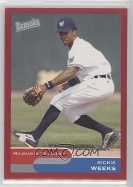 2004 Topps Bazooka - [Base] - Red Chunks #265 - Rickie Weeks