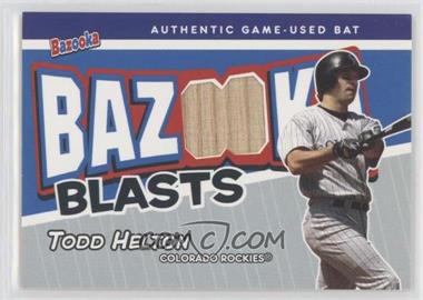 2004 Topps Bazooka - Blasts Bats #BB-TKH - Todd Helton