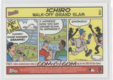 2004 Topps Bazooka - Comics #BC21 - Ichiro Suzuki