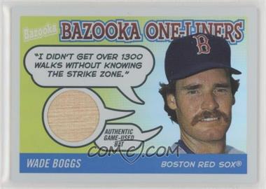 2004 Topps Bazooka - One-Liners Relics - Parallel 25 #BOL-WB1 - Wade Boggs /25