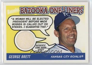 2004 Topps Bazooka - One-Liners Relics #BOL-GB - George Brett