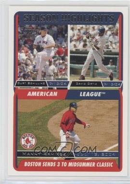 2004 Topps Boston Red Sox World Series - Box Set [Base] #37 - Curt Schilling, David Ortiz, Manny Ramirez