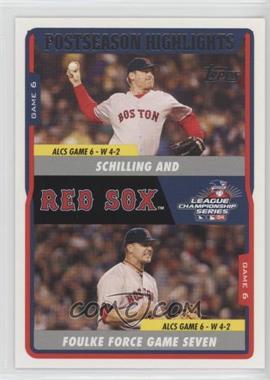 2004 Topps Boston Red Sox World Series - Box Set [Base] #48 - Curt Schilling, Keith Foulke