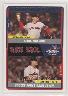 2004 Topps Boston Red Sox World Series - Box Set [Base] #48 - Curt Schilling, Keith Foulke