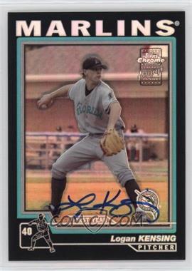 2004 Topps Chrome - [Base] - Black Refractor #245 - Logan Kensing /25